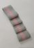 Довяз-манжет 6х100см св.серый меланж+1полоска 20мм розовый люрекс  ХБ+эластан одинарный