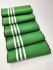 Довяз-манжет 16х150см св.зеленый+3полоски белый полиэстр двойной