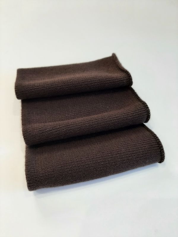 Довяз-воротник-манжет 10х42см L шоколад хб