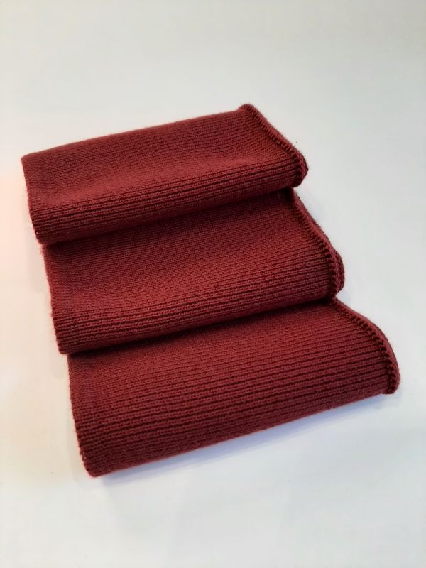 Довяз-воротник-манжет 10х40см М вишня хб