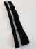 Дов'яз-манжет 4х105см чорний+1 смужка срібло поліестер одинарний