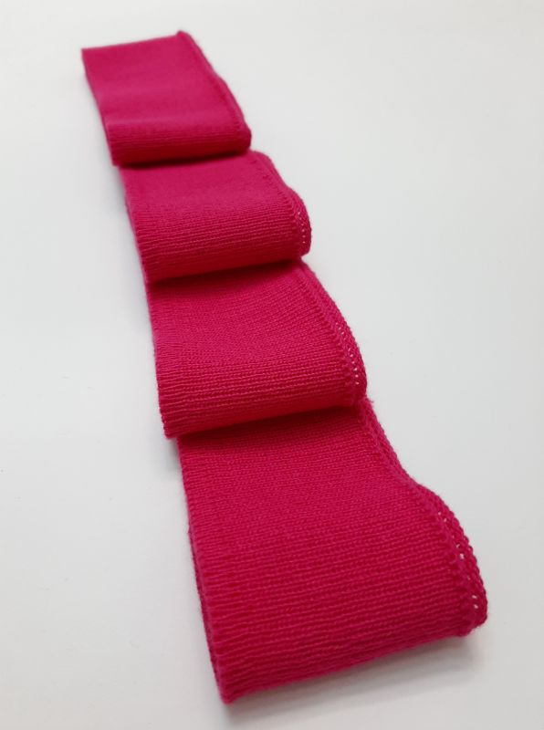 Довяз-бейка 4х100см фуксия ХБ тонкий