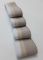 Дов'яз-манжет 4х100см 3 кольори білий+сл.кістка+беж бавовна одинарний