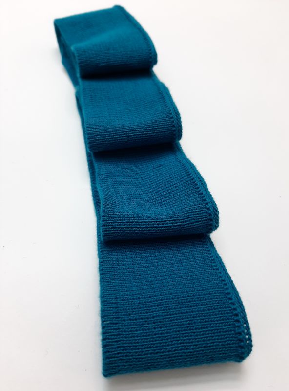 Довяз-бейка 4х100см морская волна ХБ тонкий