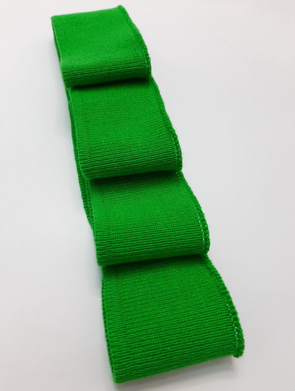 Довяз-бейка 4х100см зеленый ХБ тонкий