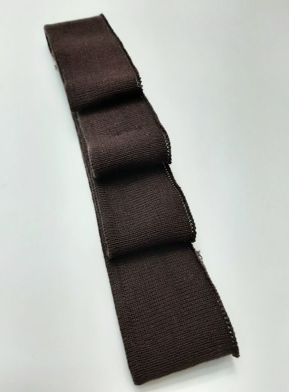 Довяз-бейка 4х100см шоколад ХБ тонкий