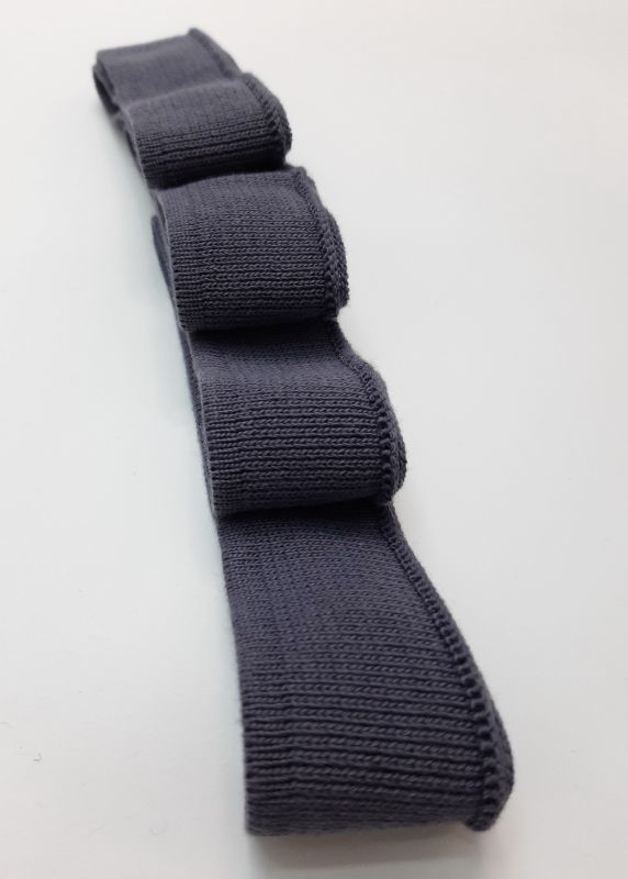 Довяз-манжет 3,5х100см т.серый хб одинарный