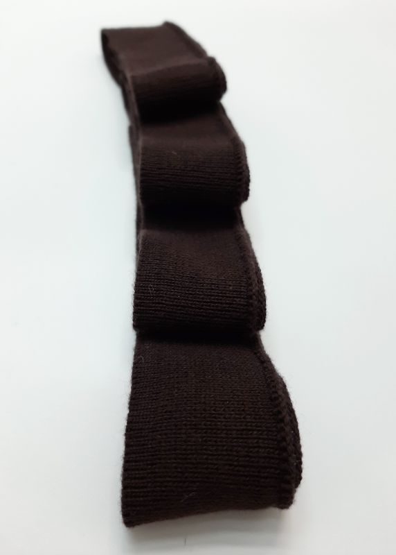 Довяз-манжет 3,5х100см шоколад хб одинарный