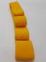 Дов'яз-манжет 3,5х100см жовтий бавовна одинарний
