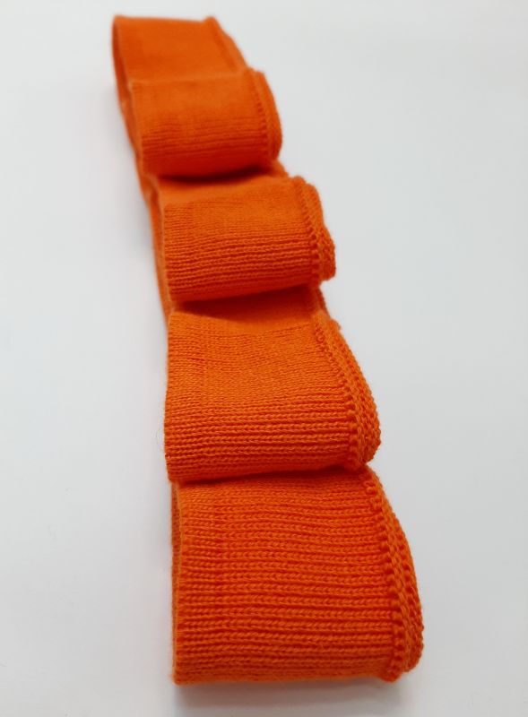 Довяз-манжет 3,5х100см оранж хб одинарный