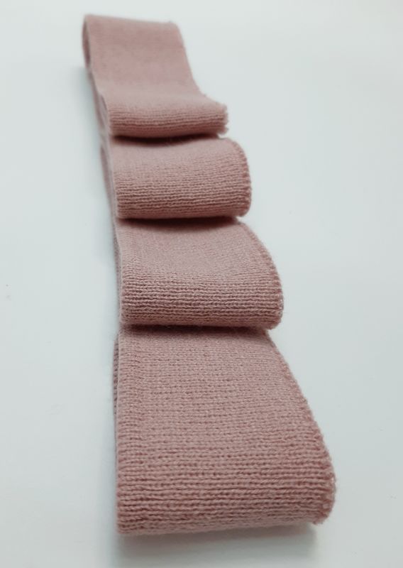 Довяз-манжет 4х100см пудра Акрил одинарный