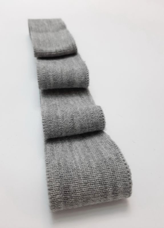 Довяз-манжет 4х100см св.серый Акрил одинарный