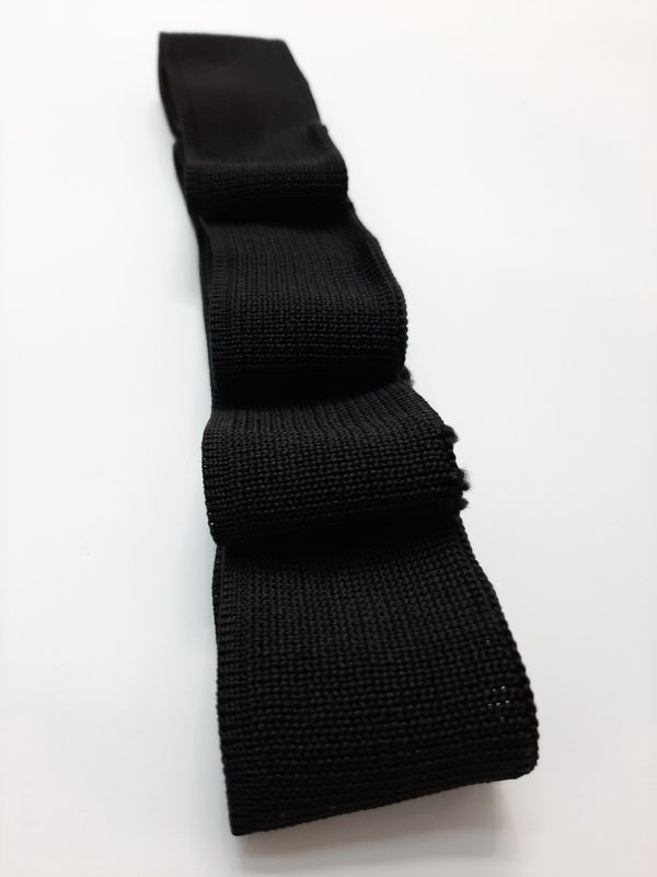 Дов'яз-манжет 4х100см чорний поліестер одинарний