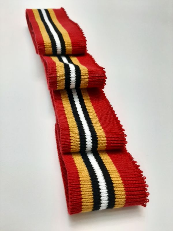 Довяз-манжет 4х100см Бербери горчица основа ХБ одинарный