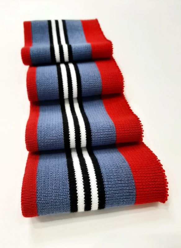 Довяз-манжет 8х100см Бербери джинс основа ХБ одинарный