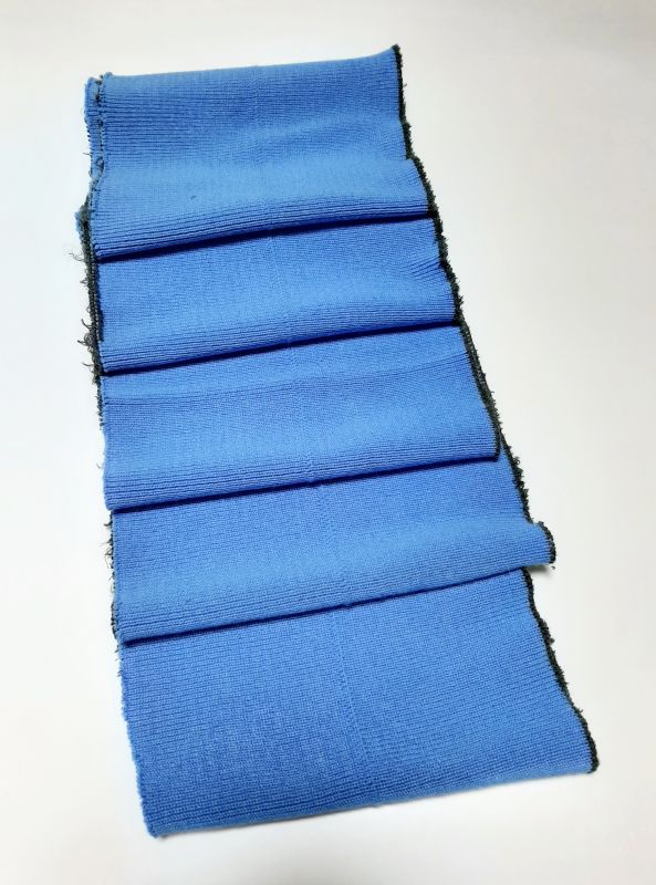 Довяз-манжет 14х150см василек ХБ легкий двойной