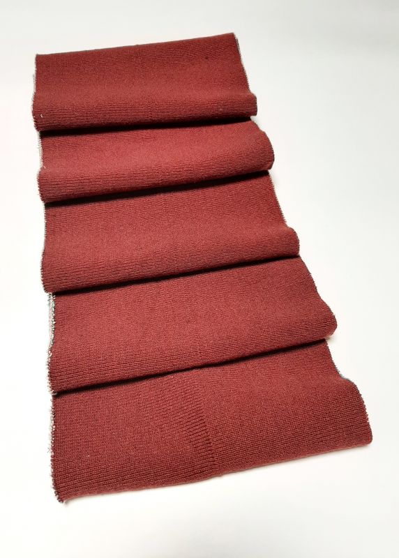 Дов'яз-манжет 16х160см бордо бавовна+поліестер щільний подвійний