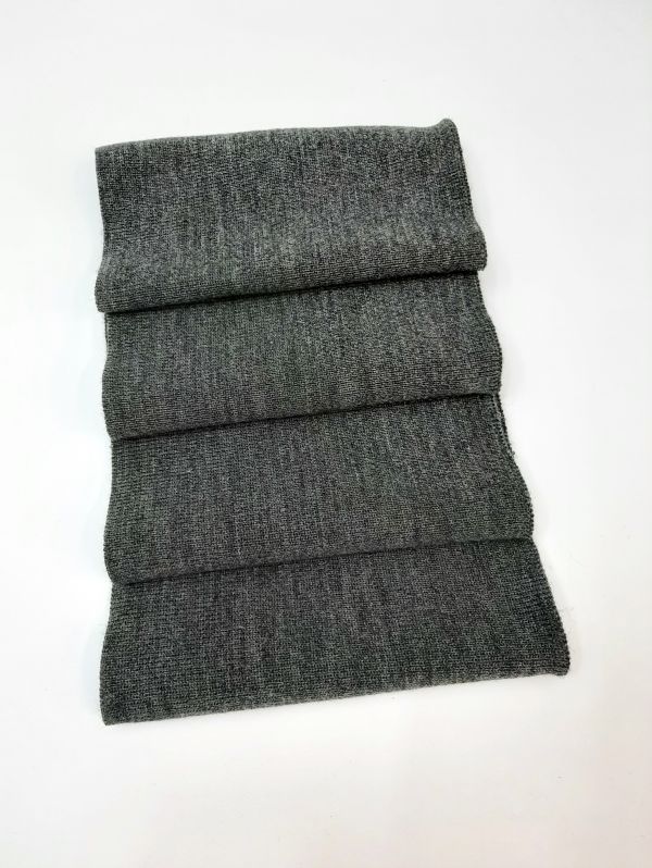 Дов'яз-манжет 16х100см т.сірий Акрил подвійний