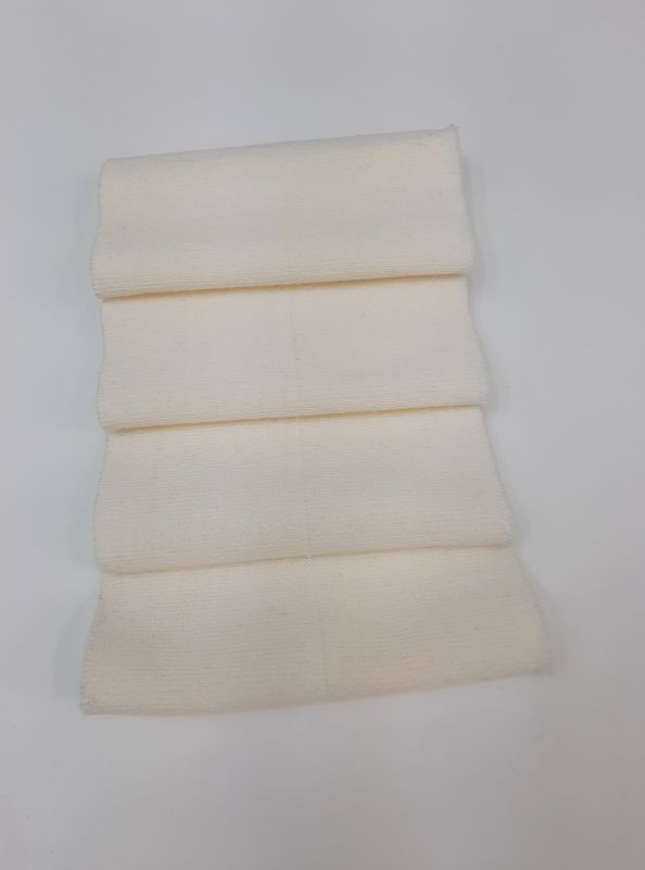 Дов'яз-манжет 16х100см молочний Акрил подвійний