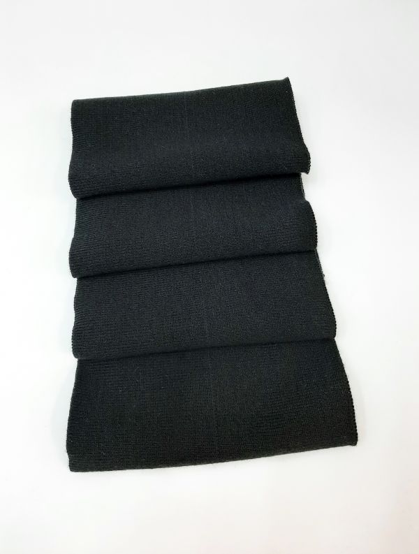 Дов'яз-манжет 16х100см чорний Акрил подвійний