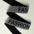 Резинка Декор 4 см чорний+срібло Fashion 25 м