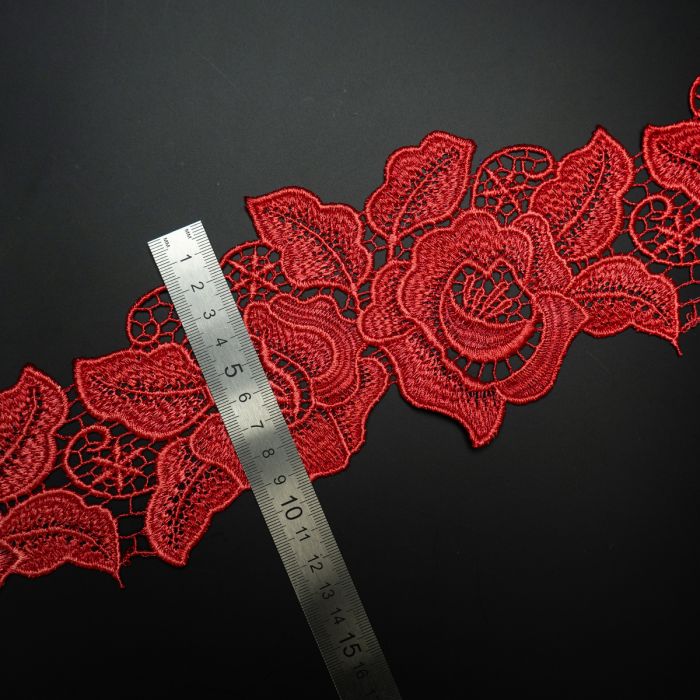 Мереживо троянди корал 11,5 см 15я