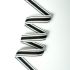 Тасьма-лампас 2 см у смужку білий+чорний+срібло 50я репс