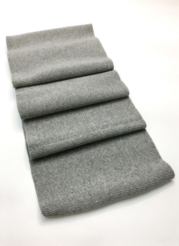 Довяз-манжет 16х100см серый меланж хб двойной