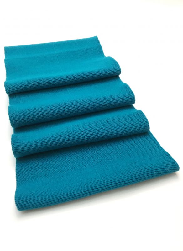 Довяз-манжет 16х100см аквамарин  ХБ двойной