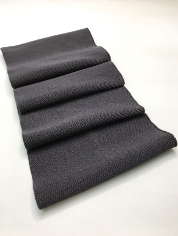 Довяз-манжет 16х100см т.серый хб двойной