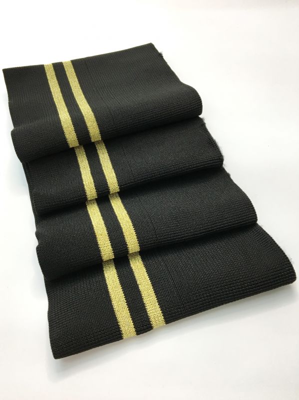 Довяз-манжет 16х105см черный+2полоски золото полиэстр двойной Довяз-манжет 16х105см черный+2полоски золото полиэстр двойной
