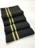 Довяз-манжет 16х105см черный+2полоски золото полиэстр двойной