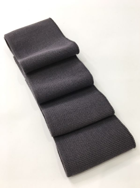Довяз-манжет 8х100см т.серый ХБ одинарный