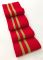 Довяз-манжет 8х100см красный+2полоски золото Акрил одинарный