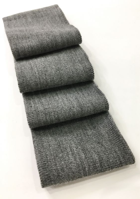 Довяз-манжет 8х100см т.серый меланж ХБ одинарный