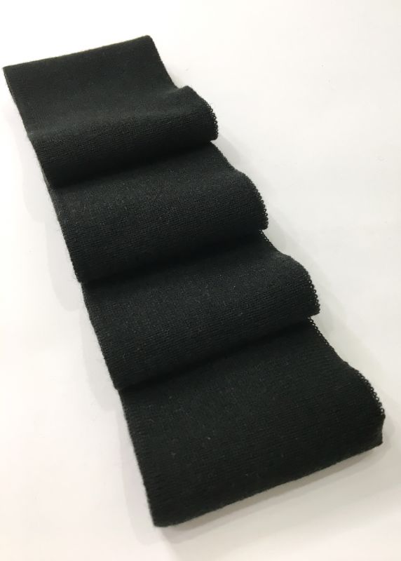 Довяз-манжет 8х100см черный Акрил одинарный