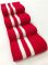 Дов'яз-манжет 8х100см червоний+2 смужки білий Акрил одинарний Дов'яз-манжет 8х100см червоний+2 смужки білий Акрил одинарний