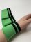 Дов'яз-манжет 8х100см зелений+2 смужки чорний акрил+еластан одинарний