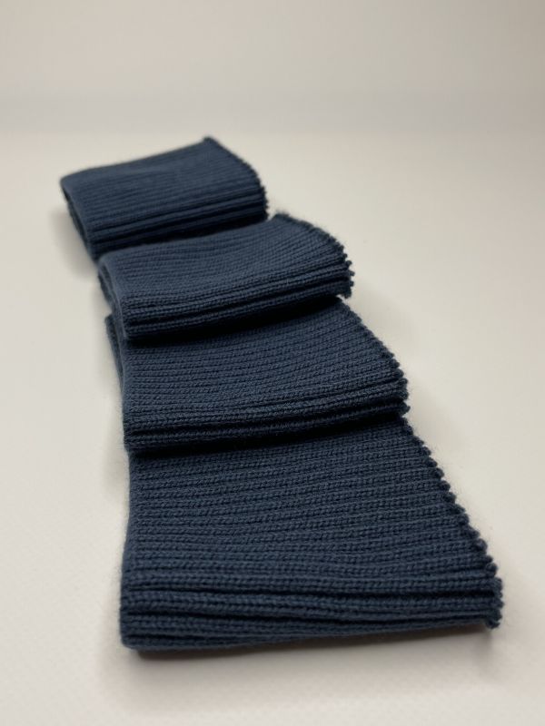 Довяз-манжет 8х95см джинс 2х2 акрил одинарный