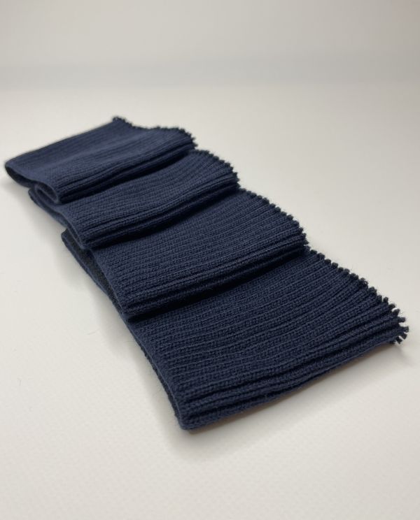 Довяз-манжет 8х95см т.синий 2х2 акрил одинарный