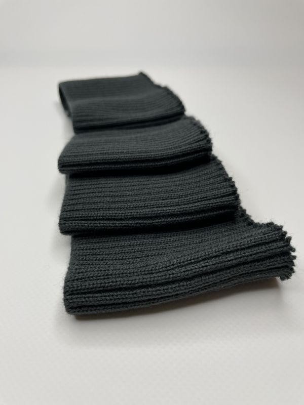 Довяз-манжет 8х95см графит 2х2 акрил одинарный