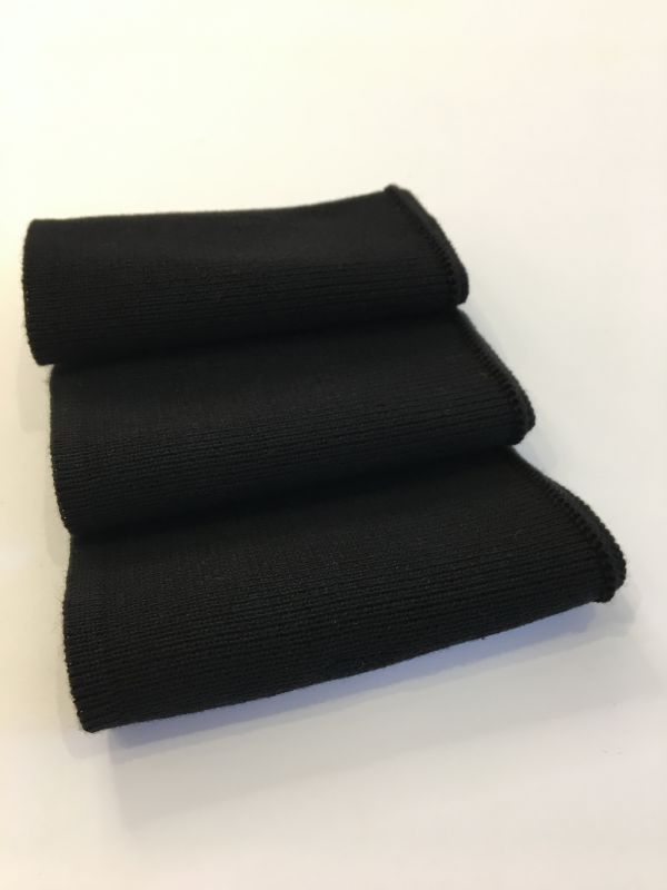 Довяз-воротник-манжет 10х42см Л черный хб