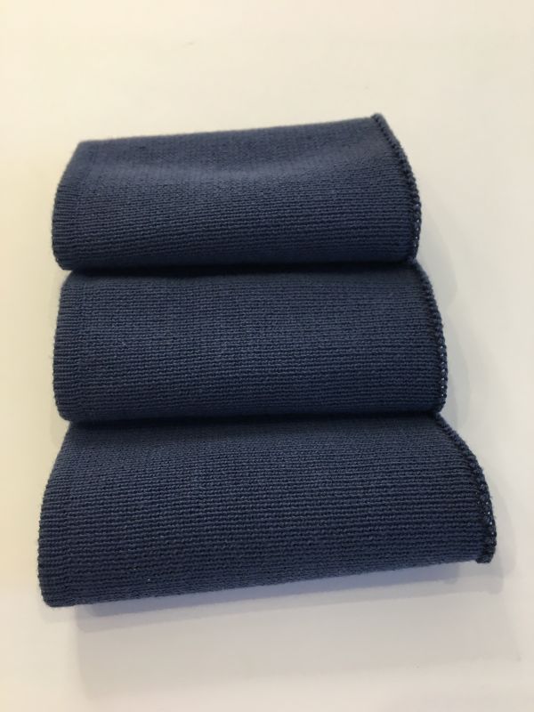 Довяз-воротник-манжет 10х42см L индиго хб