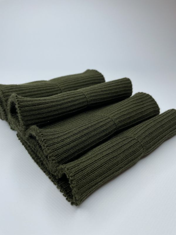 Дов'яз-манжет 16х80см хакі 2x2 акрил подвійний